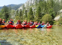 Salza rafting