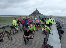 Před Mont St. Michel. Foto: Josef Křetinský