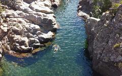 Korsika - tůňky horských řek