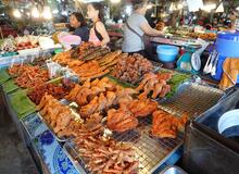 Thajsko - vesnická tržnice