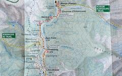 mapa Everest Trek