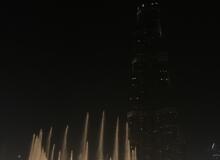 Dubaj fontána Burj Khalifa
