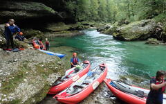 Salza rafting