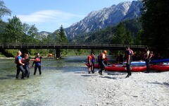 Salza rafting