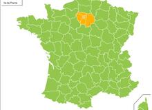 Francie mapa