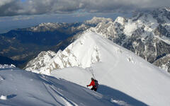 Hřeben Julských Alp. Foto: Jan Pala